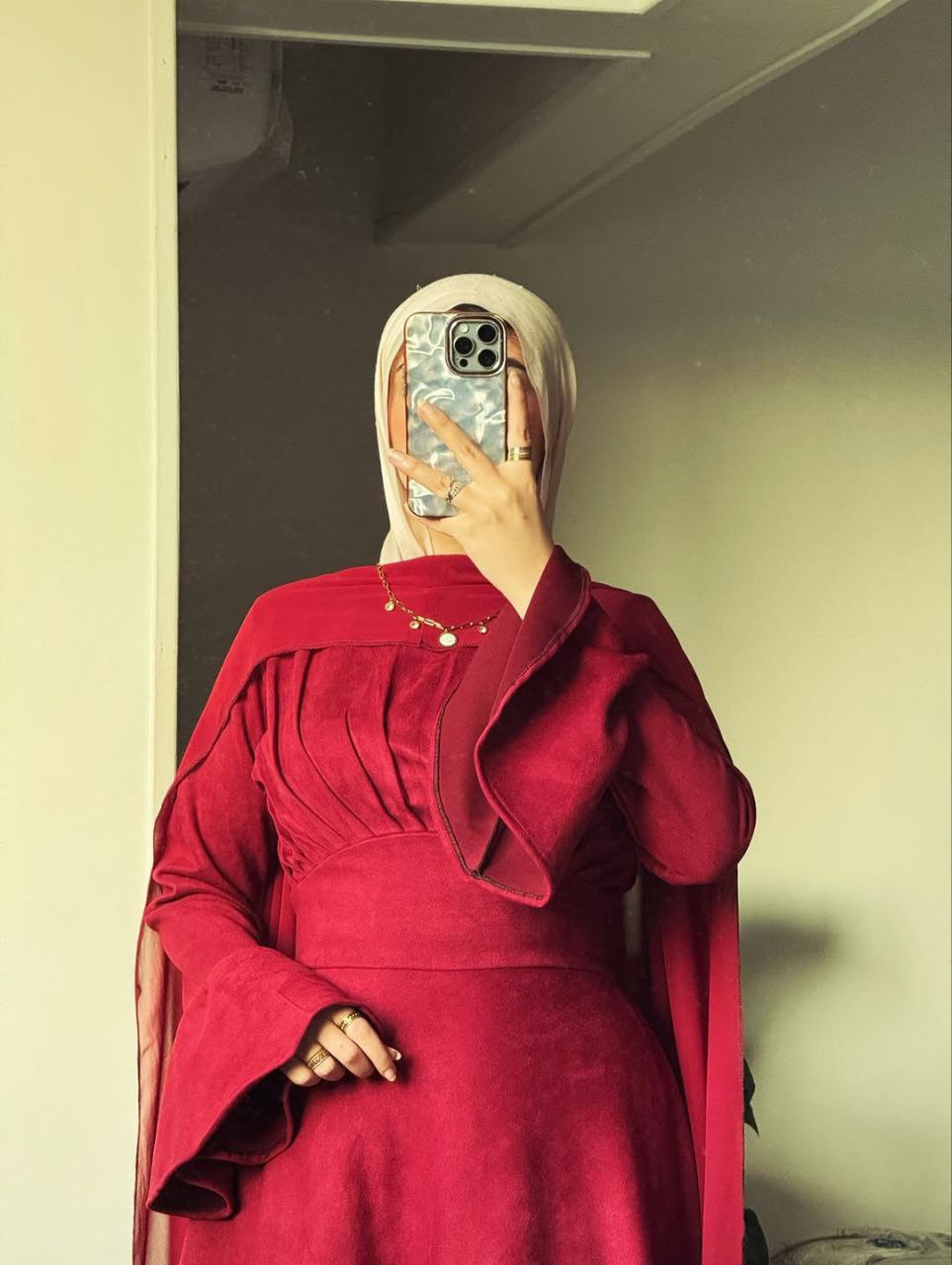 مصغّر المنتج 8: دريس شمواه مزود بشال