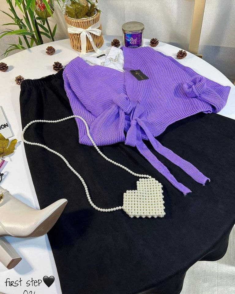 مصغّر المنتج 1: طقم قطعتين بلوزه لف