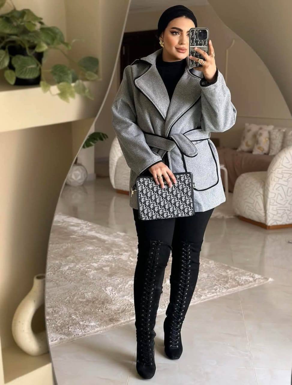 مصغّر المنتج 3: جاكت شريط لون