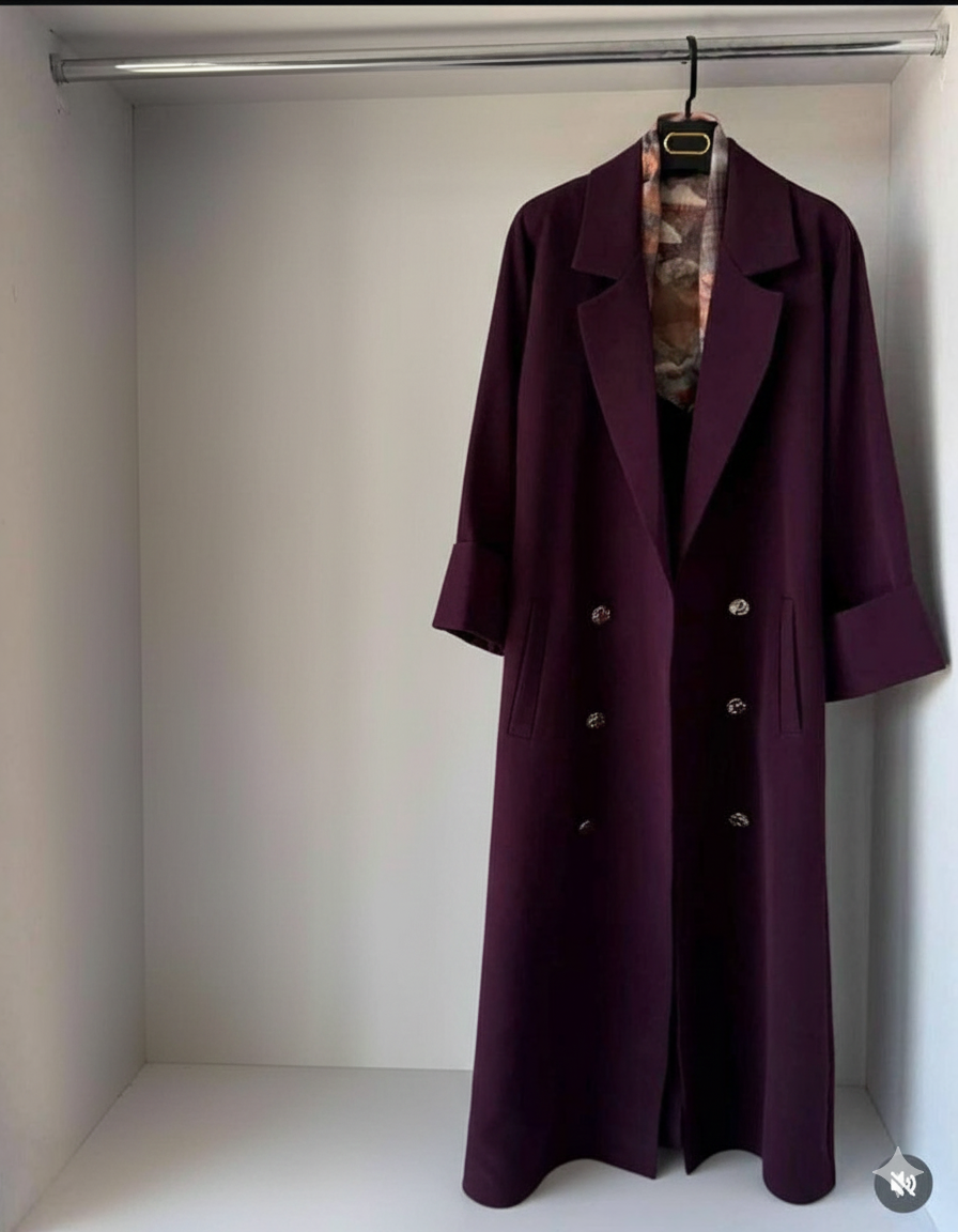 مصغّر المنتج 3: بالطو جوخ كلاسيك بأزرار