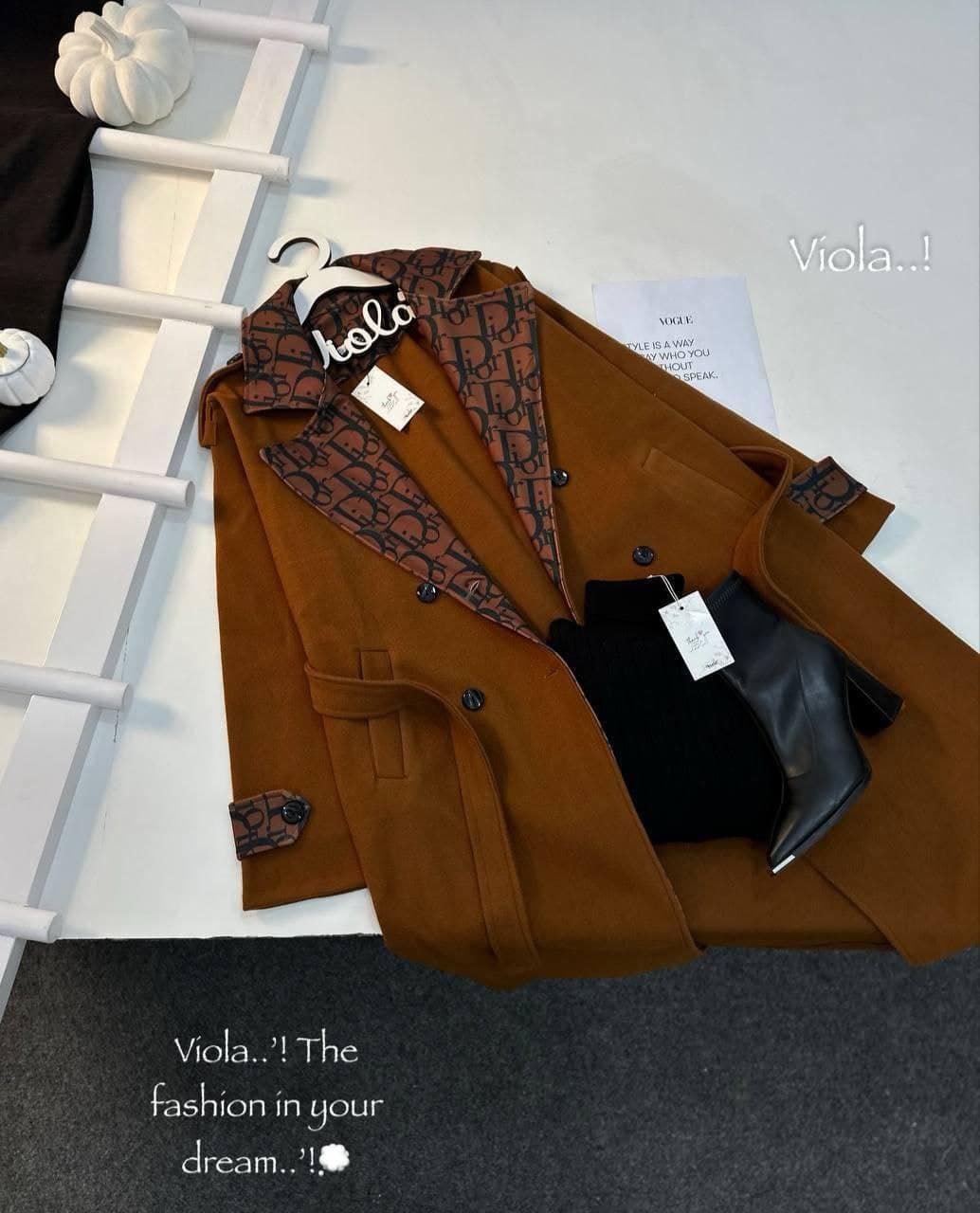 مصغّر المنتج 5: بالطو جوخ مطبوع