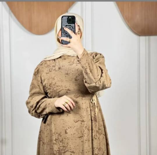 مصغّر المنتج 2: دريس قطيفة مضلع رباط جانبي