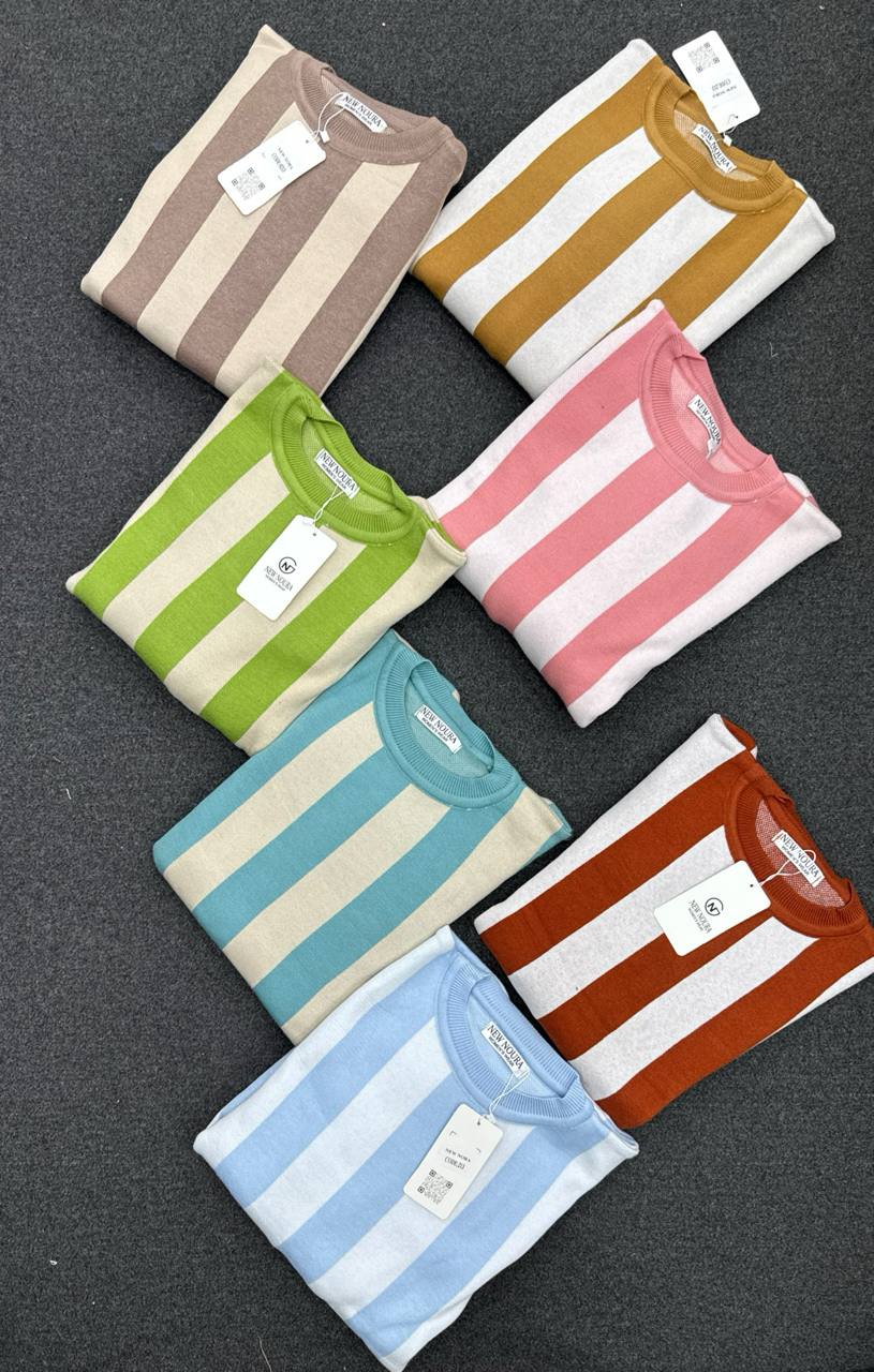 مصغّر المنتج 4: بلوزه عجينة مقلمة تركي