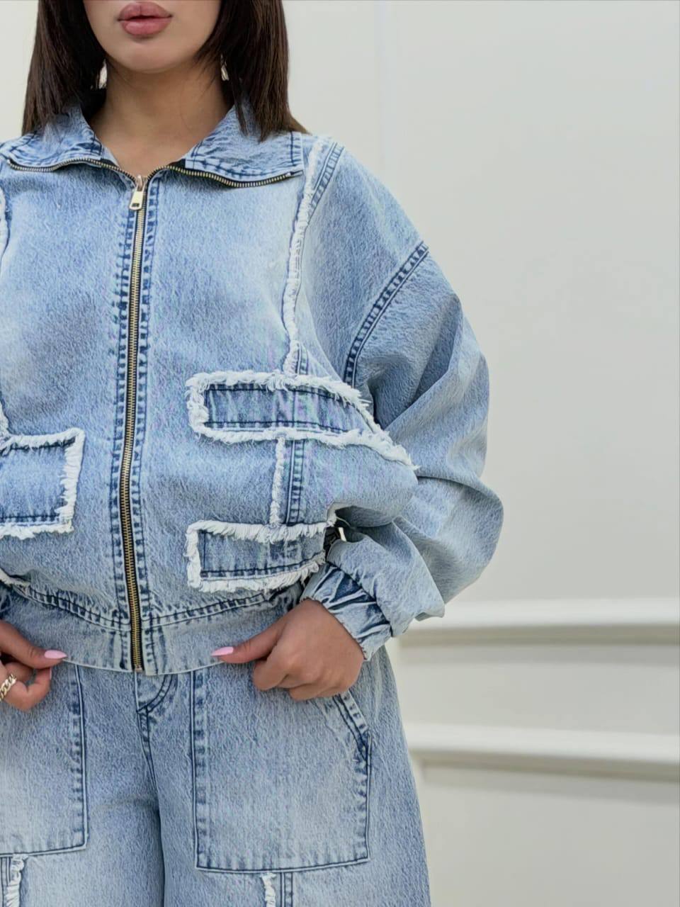 مصغّر المنتج 5: سوت جينز قطعتين