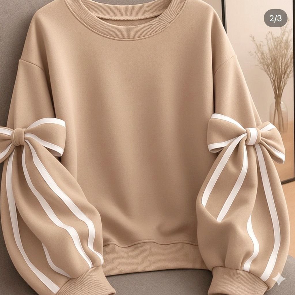 مصغّر المنتج 5: سويت شيرت كم فراشة