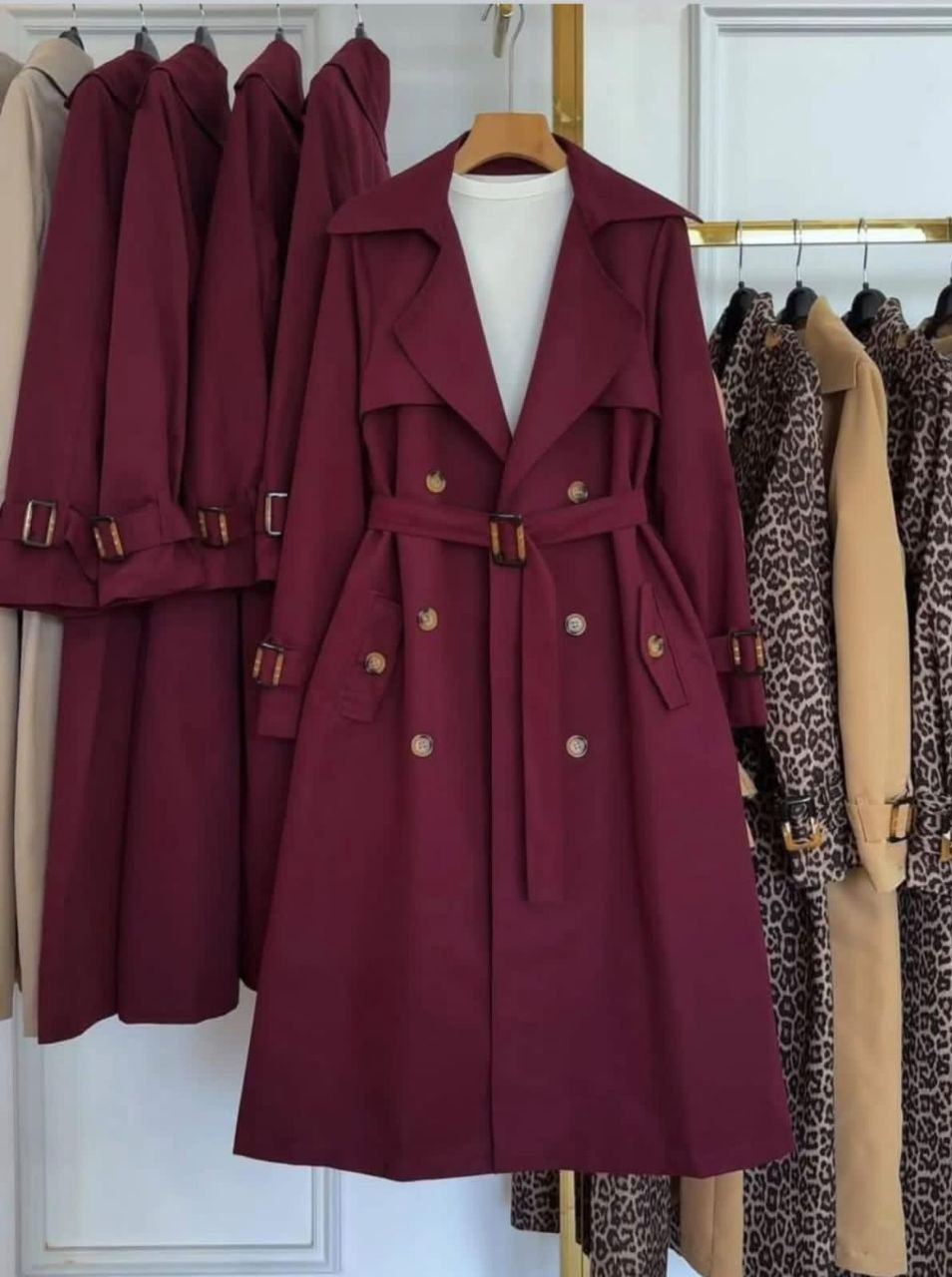 مصغّر المنتج 4: بالطو جينز حزام (2 في 1)