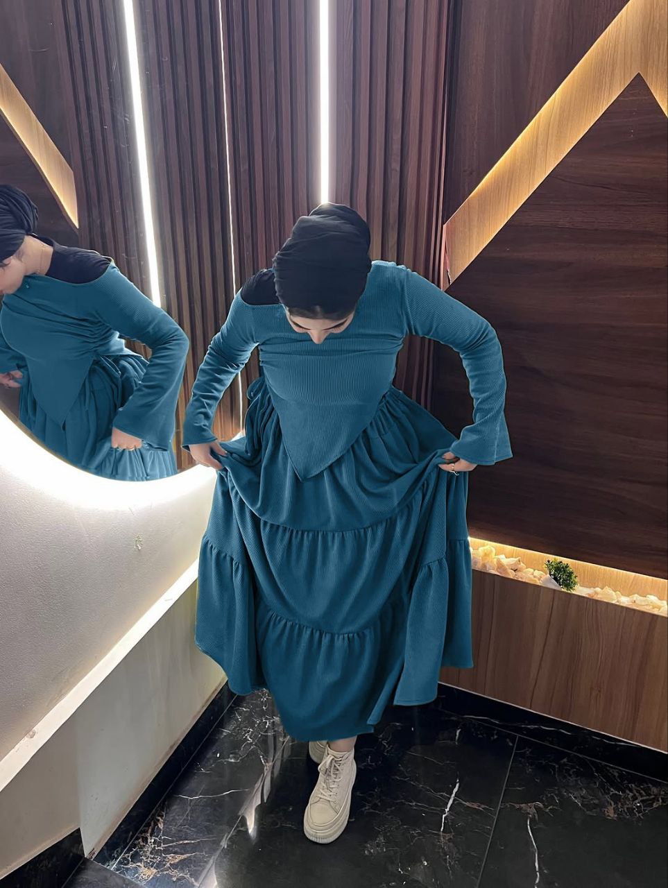 مصغّر المنتج 4: طقم جيبة قطيفة