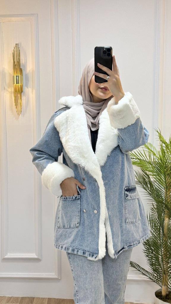 مصغّر المنتج 4: جاكت جينز فرو