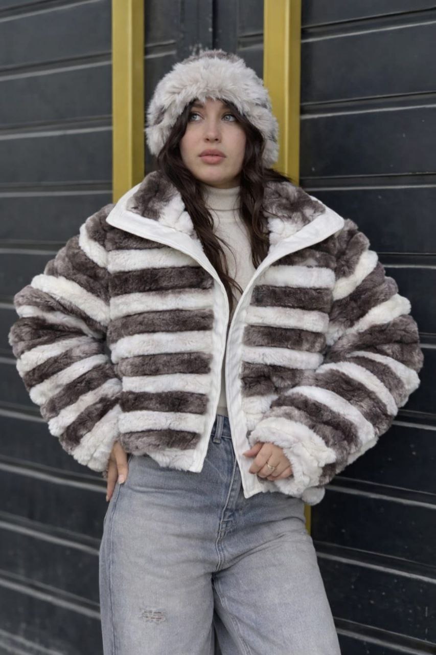 مصغّر المنتج 1: جاكت فرو مفتوح