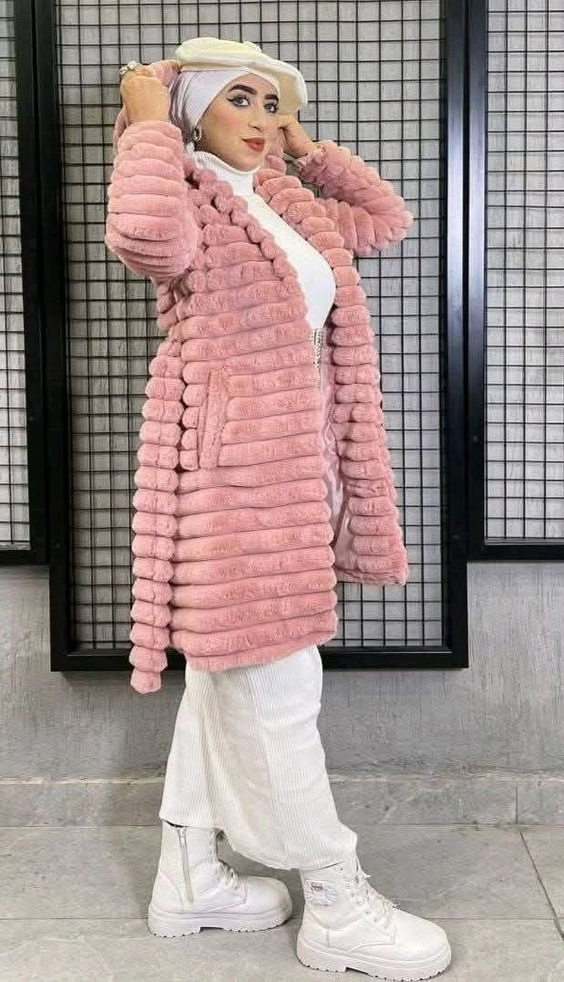 مصغّر المنتج 10: جاكت فرو طويل