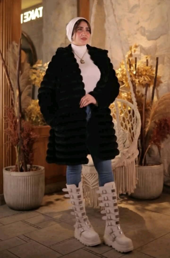 مصغّر المنتج 1: جاكت فرو طويل