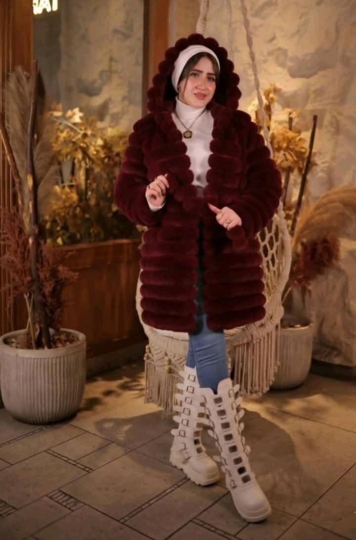 مصغّر المنتج 6: جاكت فرو طويل