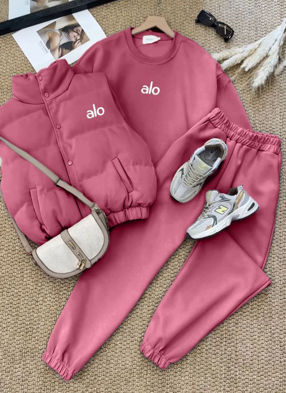 سوت alo - ٣ قطع سويدي