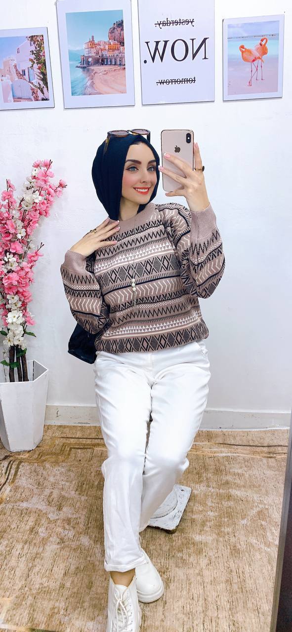 بلاوز شتوي مشجر