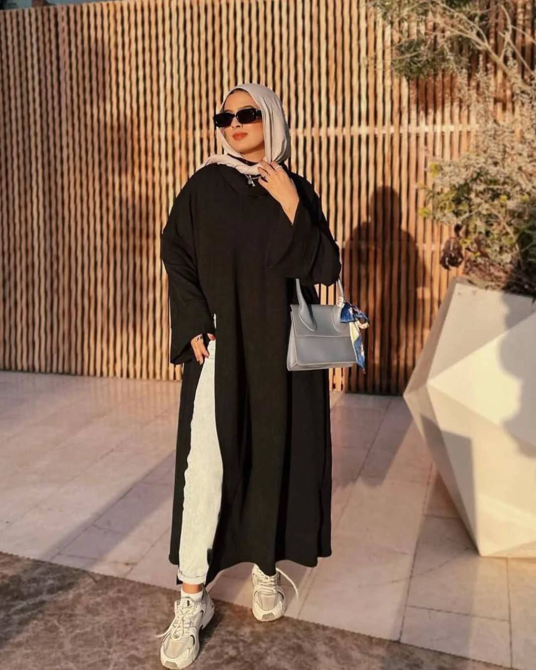 تونك شتوي ريب مفتوح من الأمام