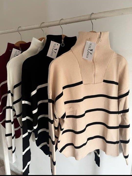 بلوزة مقلمة نص سوسته