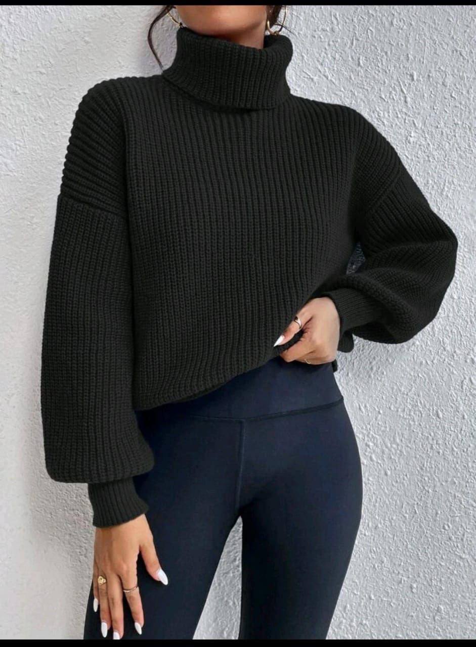 بلوزة رقبة هاي كول