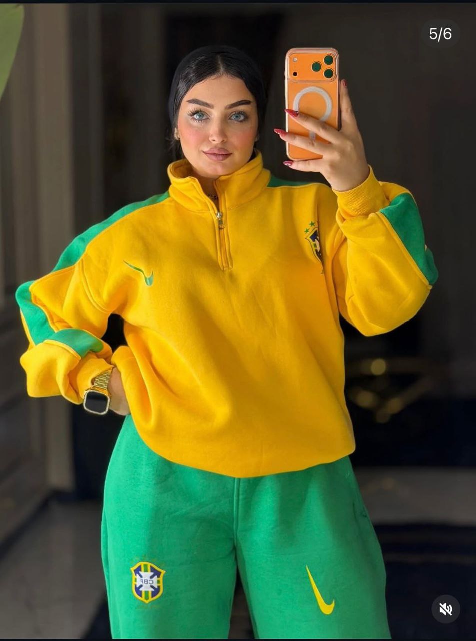 سوت قطعتين مطرز