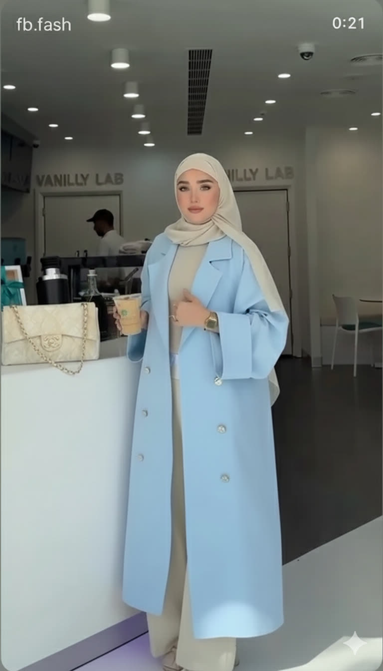 بالطو جوخ كلاسيك بأزرار